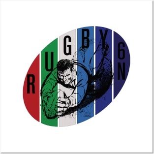 Rugby Six Nations Art by PPereyra Posters and Art